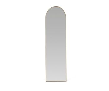 Miroir sur pied pour dressing moderne en métal doré 3