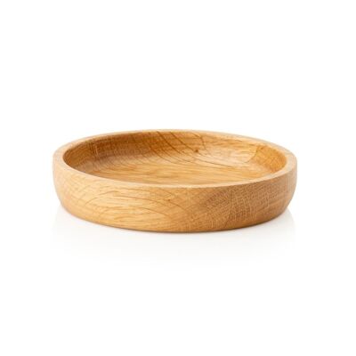 Brown Oak Wood Bathroom Soap Dish