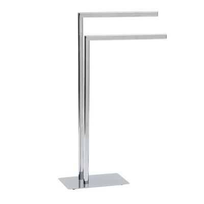 Modern Metal Silver Bathroom Towel Rack