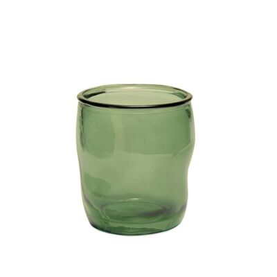 Bicchiere da bagno in vetro verde