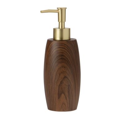 Dispenser da bagno classico in resina marrone