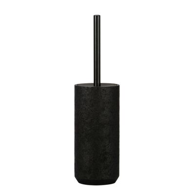 Black resin toilet brush