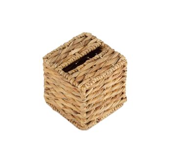 Boîte à mouchoirs carrée en fibres naturelles 3