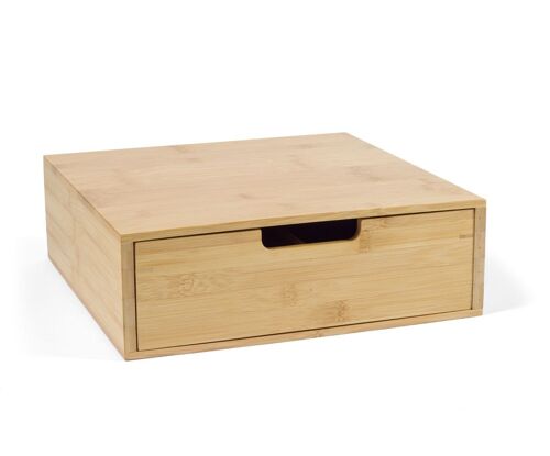 Caja para cápsulas de café de bambú