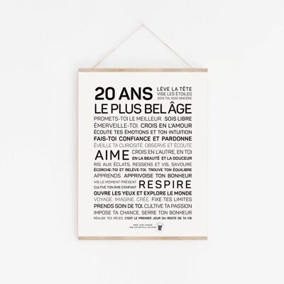 Poster 20 anni - A3