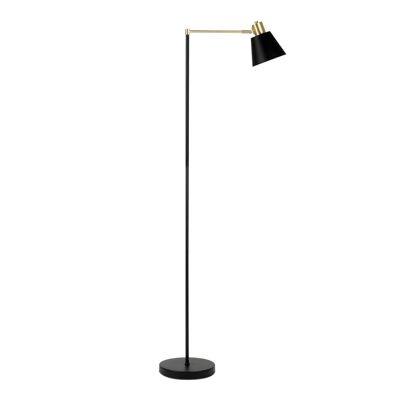 Gold Metal Industrial Floor Lamp