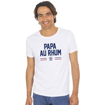 WHITE DAD TSHIRT MIT RUM