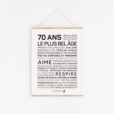 Poster 70 years - A2