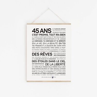 Affiche 45 ans - A2