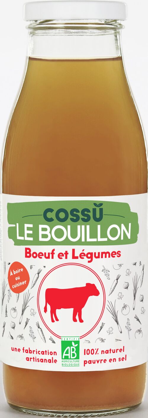 Bouillon de Boeuf et légumes 50cl