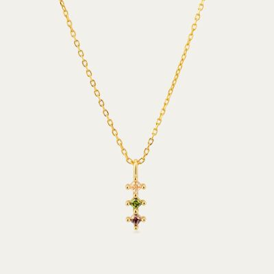 Collana in oro Yvette - Fiore di menta -