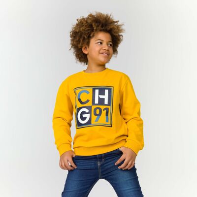 Boy's yellow sweatshirt JUISI