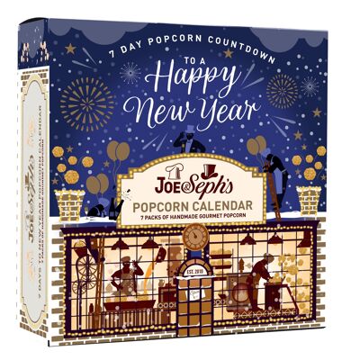 Calendrier du compte à rebours Gourmet Popcorn du Nouvel An