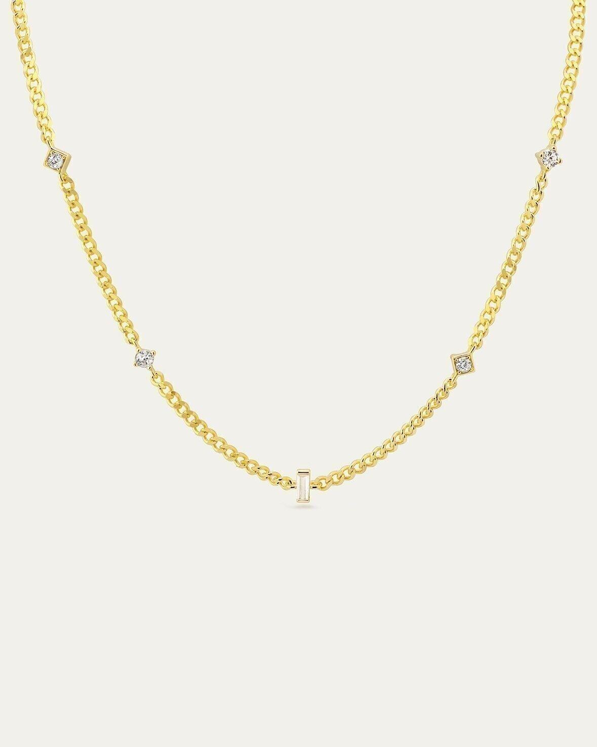 Collana in oro Regina - Fiore di menta -