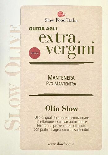 Huile d'olive extra vierge biologique Mantenera, bidon de 5 litres 5