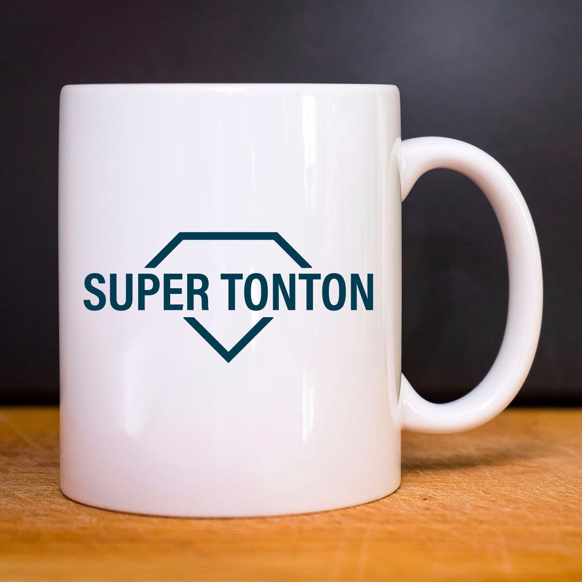 WHITE SUPER TONTON 3 MPT MUG