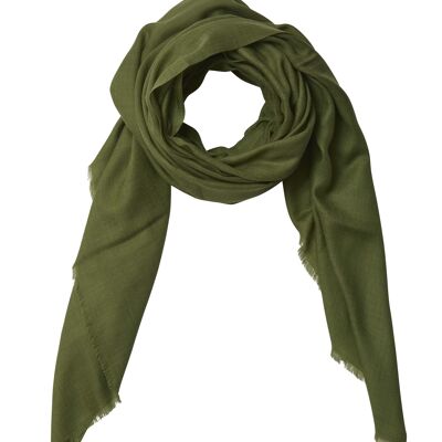 Cashmere Pacha Olive Scarf