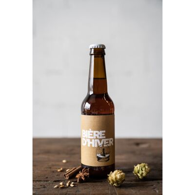 Bière d'Hiver - Bière blonde aux épices - Bouteille 33cl