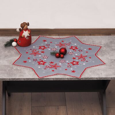 Dancing Christmas Stars Embroidery DIY Table Topper Kit