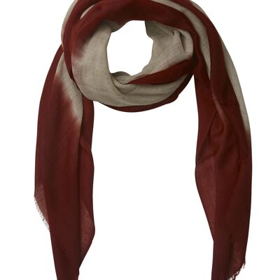 Burgundy Natura Wool Scarf