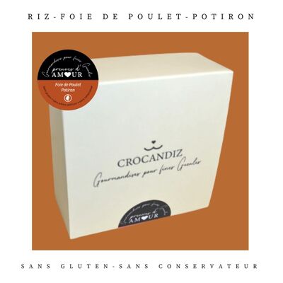 Boite biscuits au foie de poulet