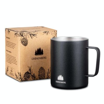 Mug double paroi en acier inoxydable avec poignée d'isolation thermique  épaissie Thermo Wyz21700 - Chine Grandes tasses à bière à double paroi et  grandes tasses à double paroi prix