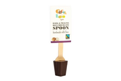 Dark & Praline Hot Chocolate Spoon - 12 x 30g