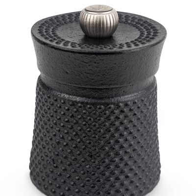 Schwarze Pfeffermühle Modell Bali, 8 cm, Gusseisen