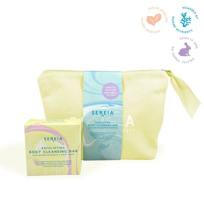 Washbag with Cleansing Bar Set - Yellow