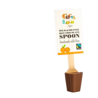 Milk & Orange Hot Chocolate Spoon - 12 x 30g