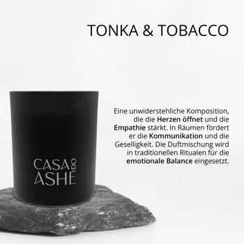 BOUGIE PARFUMÉE INDIENNE - MALUNGO - Tonka & Tabac 1