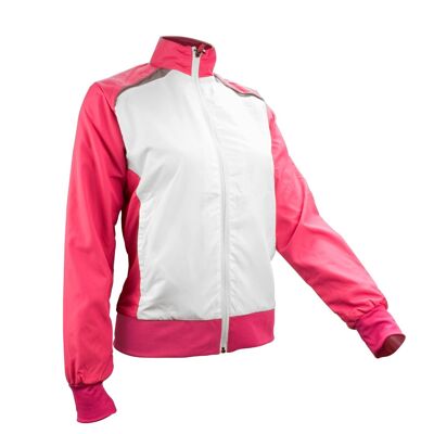 Chaquetas deportivas Avento rosa/blanco para niña