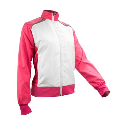 Pink/white Avento sports jackets for girls