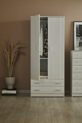 KIT ARMOIRE 2 PORTES 2 TIROIRS / KIT ARMOIRE 2 PORTES 2 TIROIRS 1