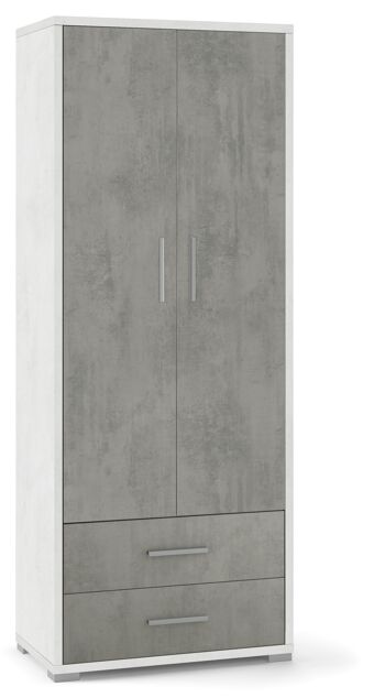 KIT ARMOIRE 2 PORTES 2 TIROIRS H182 L71 / KIT UNITÉ 2 PORTES 2 TIROIRS H182 D71 6