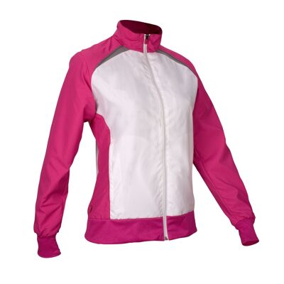Pink/white Avento sports jackets for women