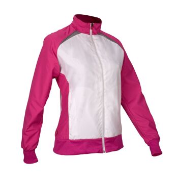Vestes sport Avento rose/blanc pour femme 1
