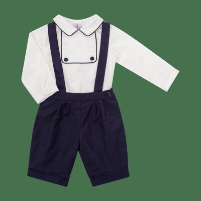 Maxandre and Peter navy boys' outfit