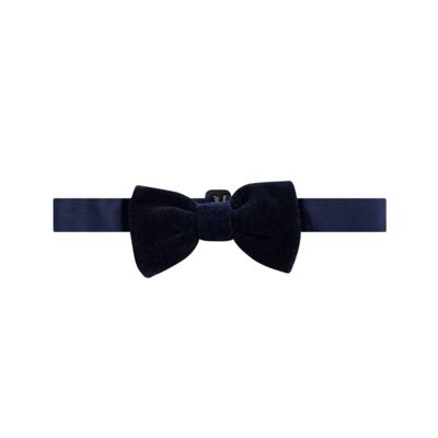 navy bow tie