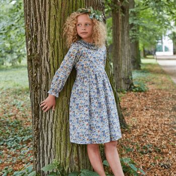 Robe Liberty Royal Garland, col et poignets smockés 4