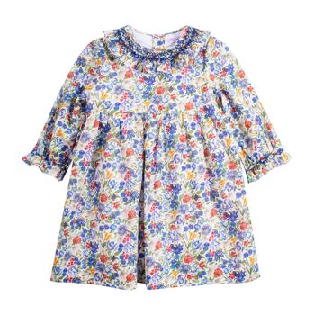 Robe Liberty Royal Garland, col et poignets smockés 17