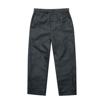 Pantalon en twill gris graphite 2