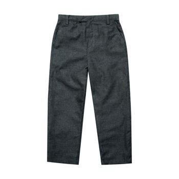 Pantalon en twill gris graphite 6