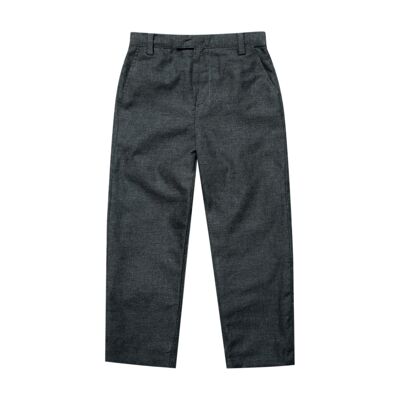 Graphite gray twill trousers