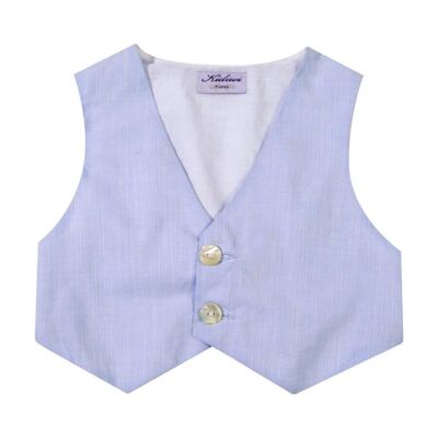 Boy's sky blue waistcoat