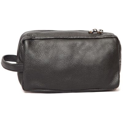 Black toiletry bag