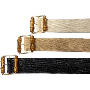 Ceinture Bambou et Bois - Noir 2