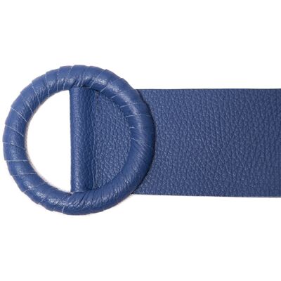 Leather Belt - Blue