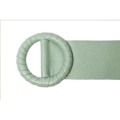 Leather Belt - Green