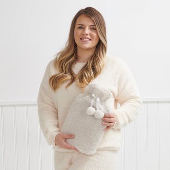 Crème Teddy Bouclé 2L - Bouillotte 2